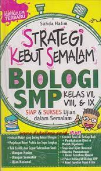 Image of Stategi Kebut Semalam Biologi SMP
